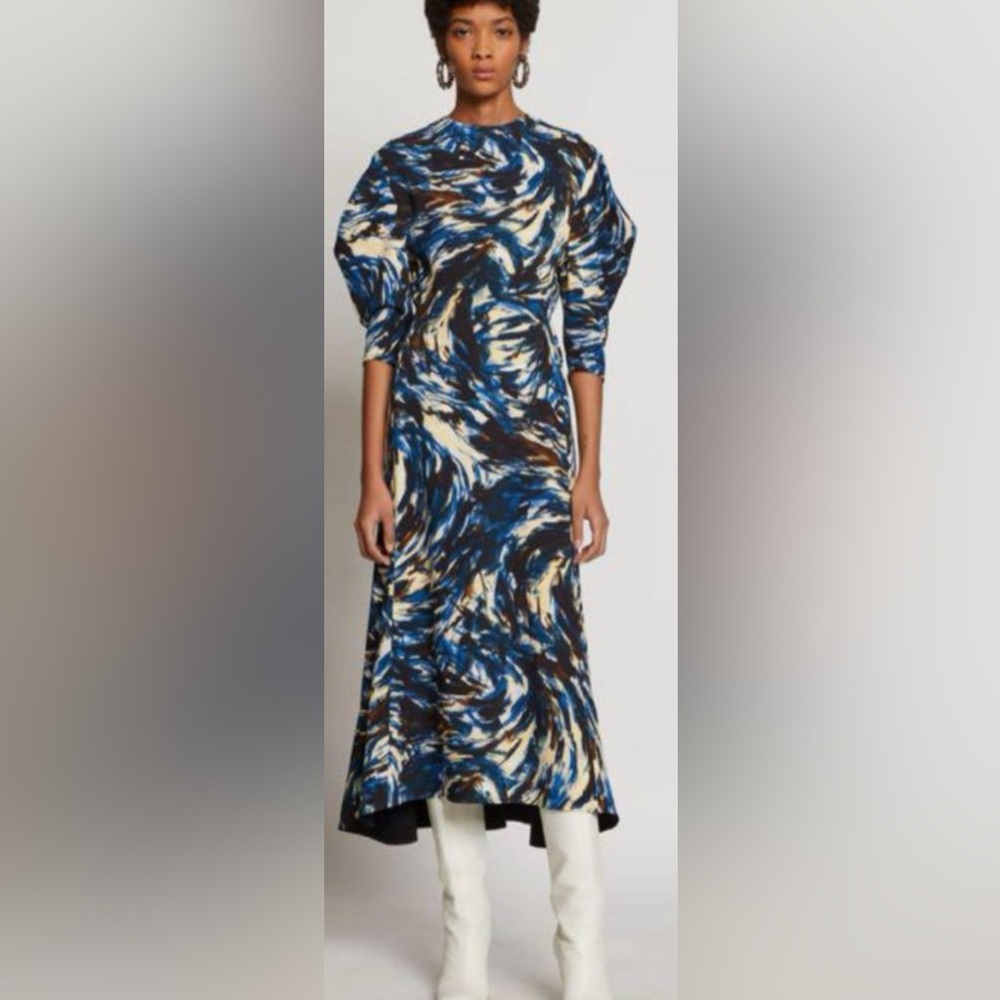 Proenza Schouler Printed Cady Dress